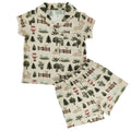 Woodland Countryside Bamboo Short Button Up Set