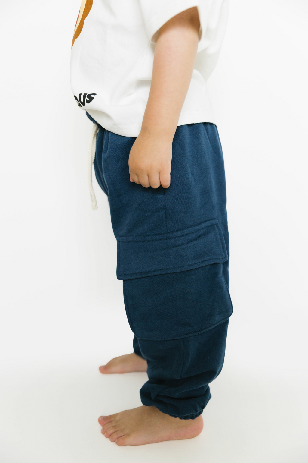 Navy Cargo Joggers