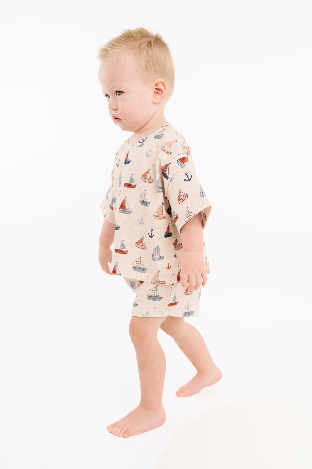 Nautical Sail Slouchy Set