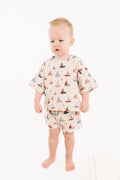 Nautical Sail Slouchy Set