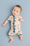 Nautical Sail Bamboo Short Romper