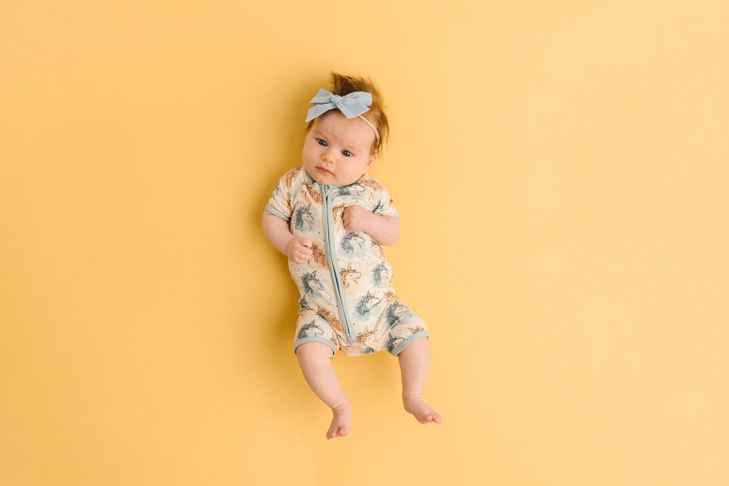 Stardust Unicorn Bamboo Short Romper