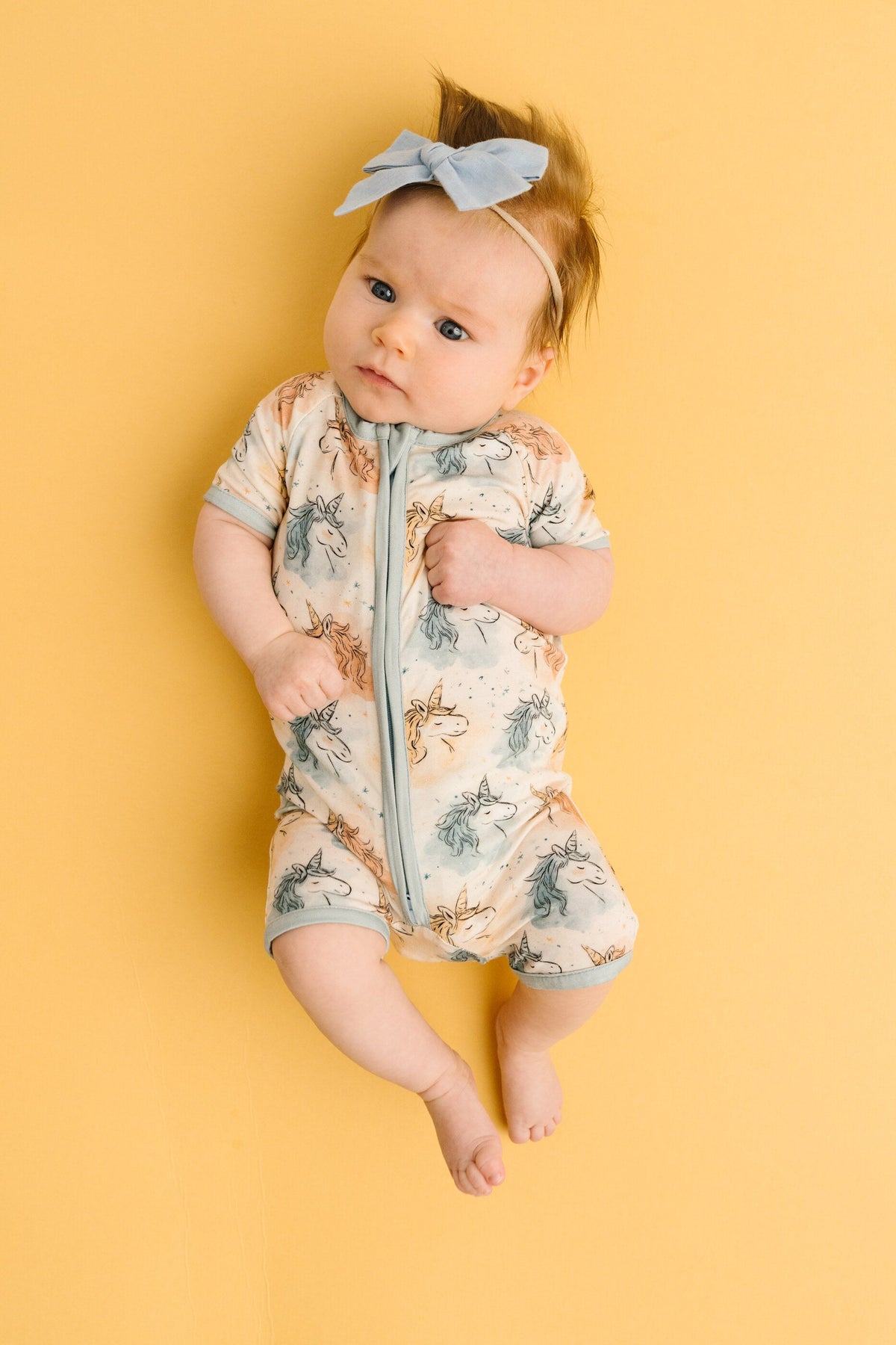 Stardust Unicorn Bamboo Short Romper