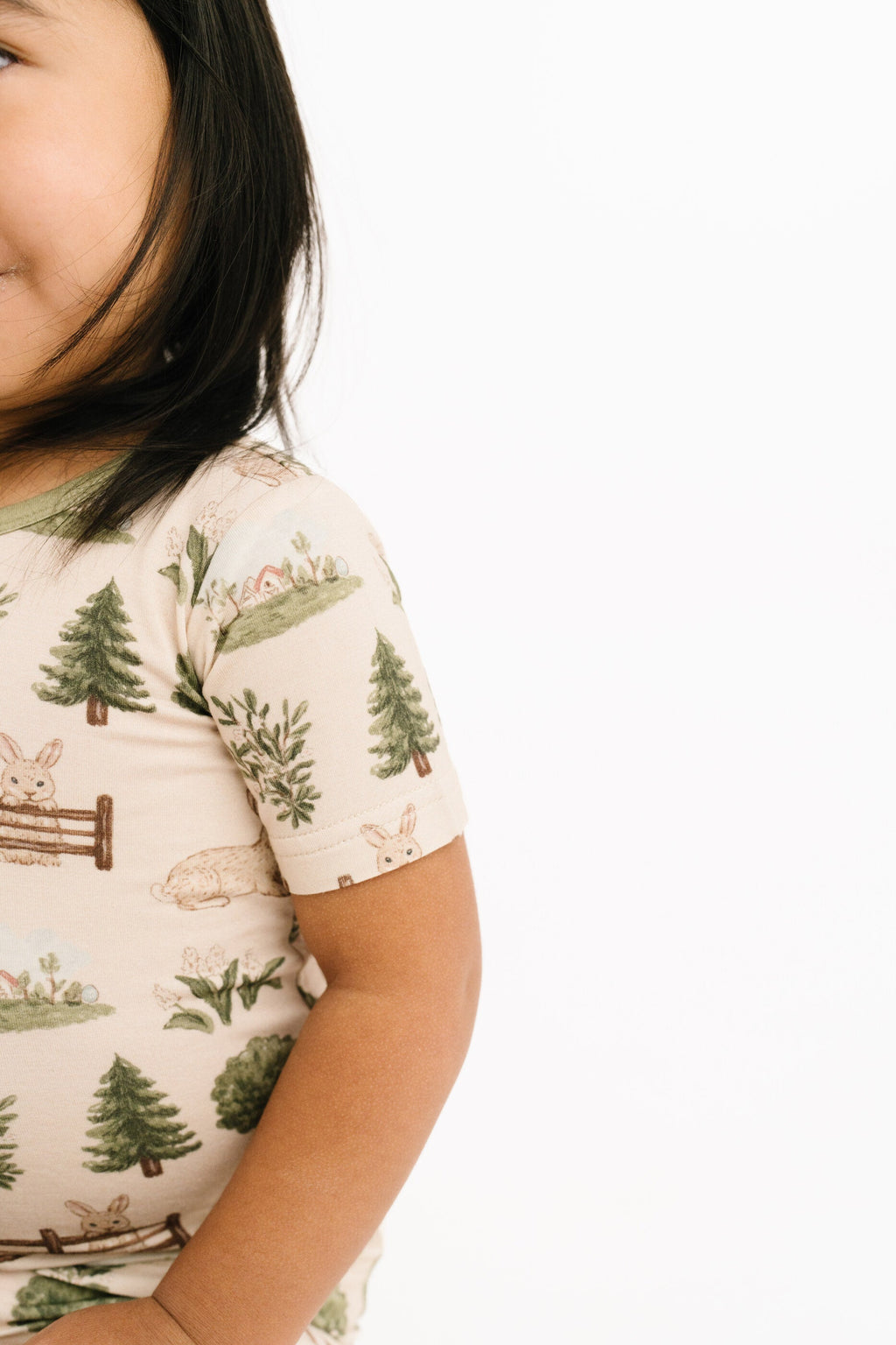 Woodland Countryside Bamboo Shorts Set