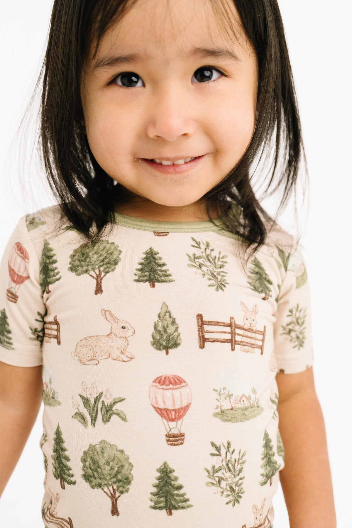 Woodland Countryside Bamboo Shorts Set