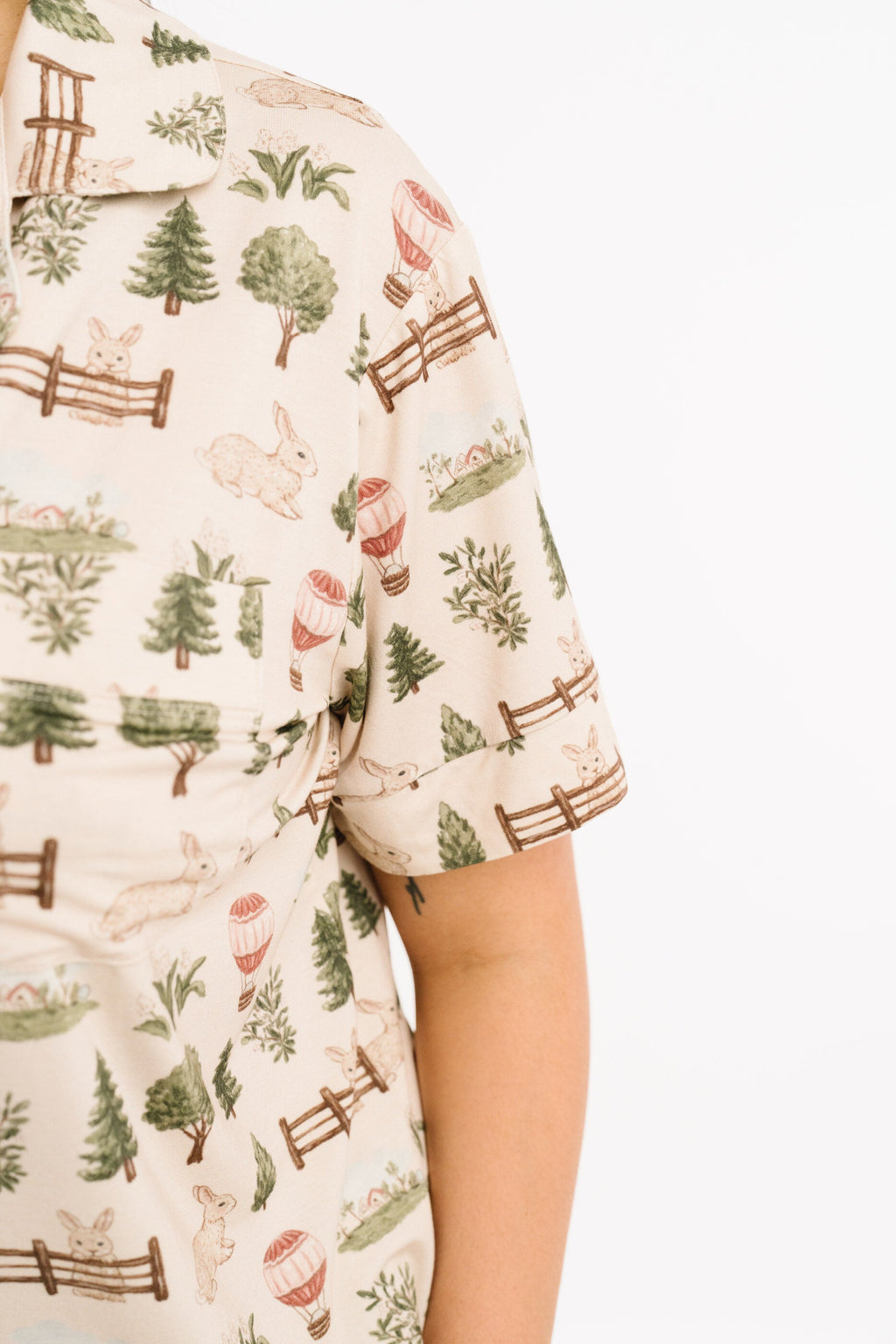 Woodland Countryside Women's Short Bamboo Set