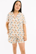 Stardust Unicorn Women's Short Bamboo Set