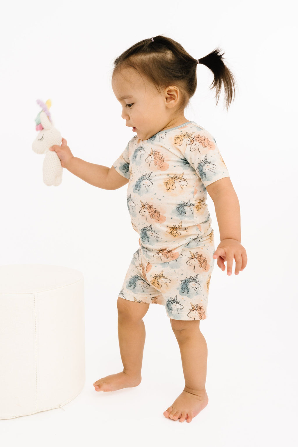 Stardust Unicorn Bamboo Shorts Set