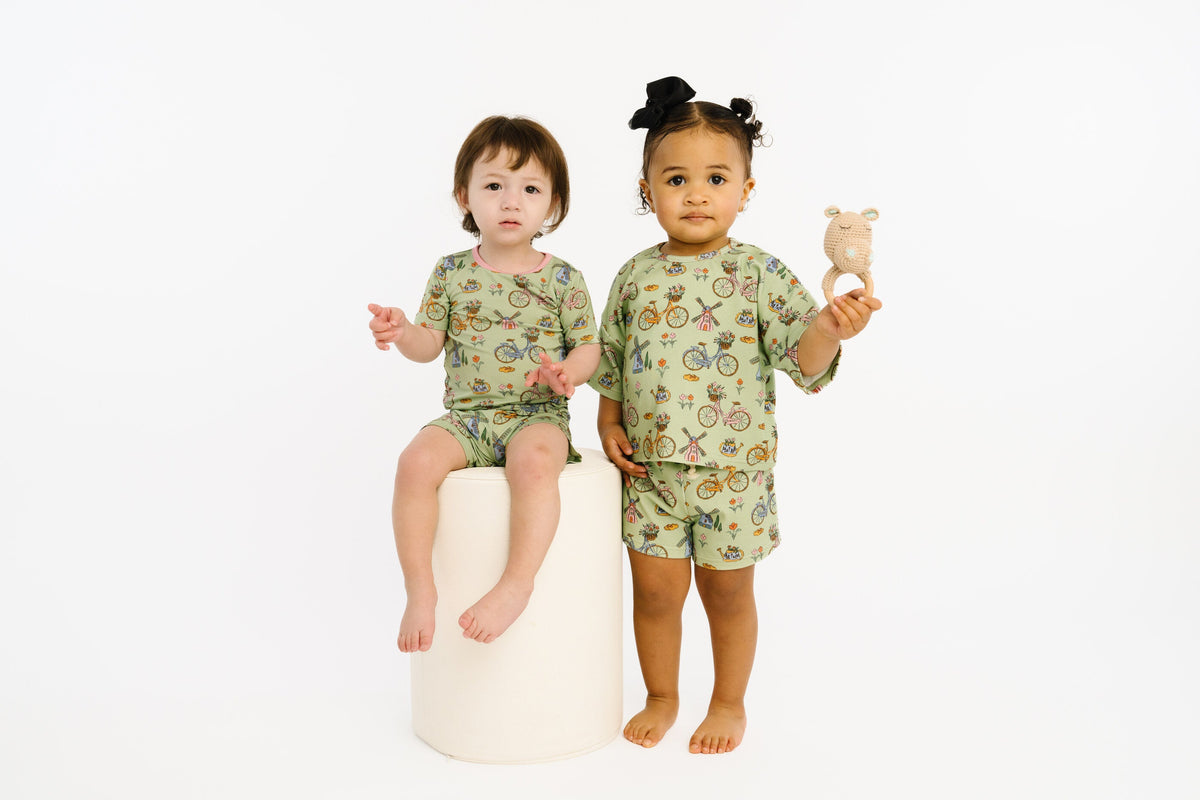 Bikes & Blooms Slouchy Set