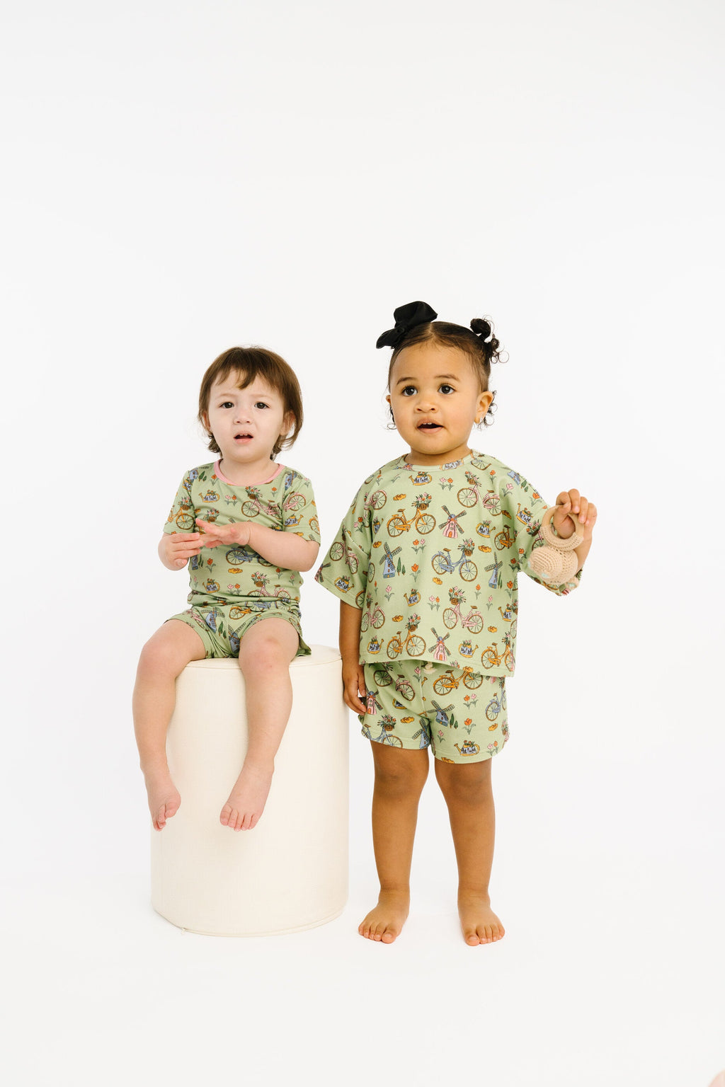 Bikes & Blooms Slouchy Set