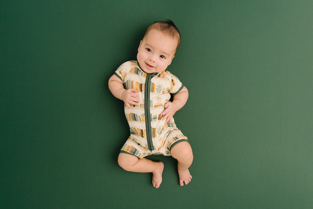 Little Library Bamboo Short Romper