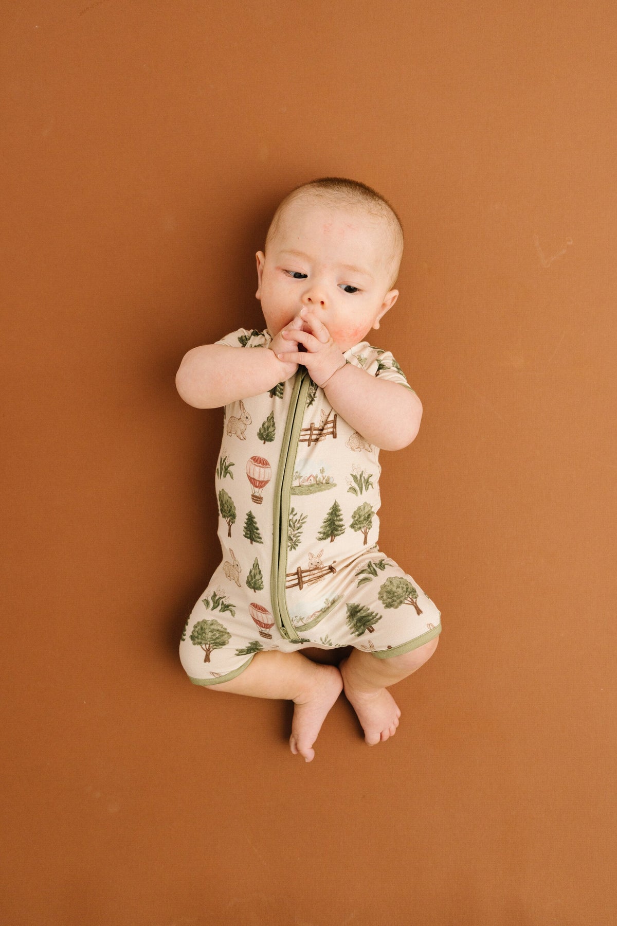 Woodland Countryside Bamboo Short Romper