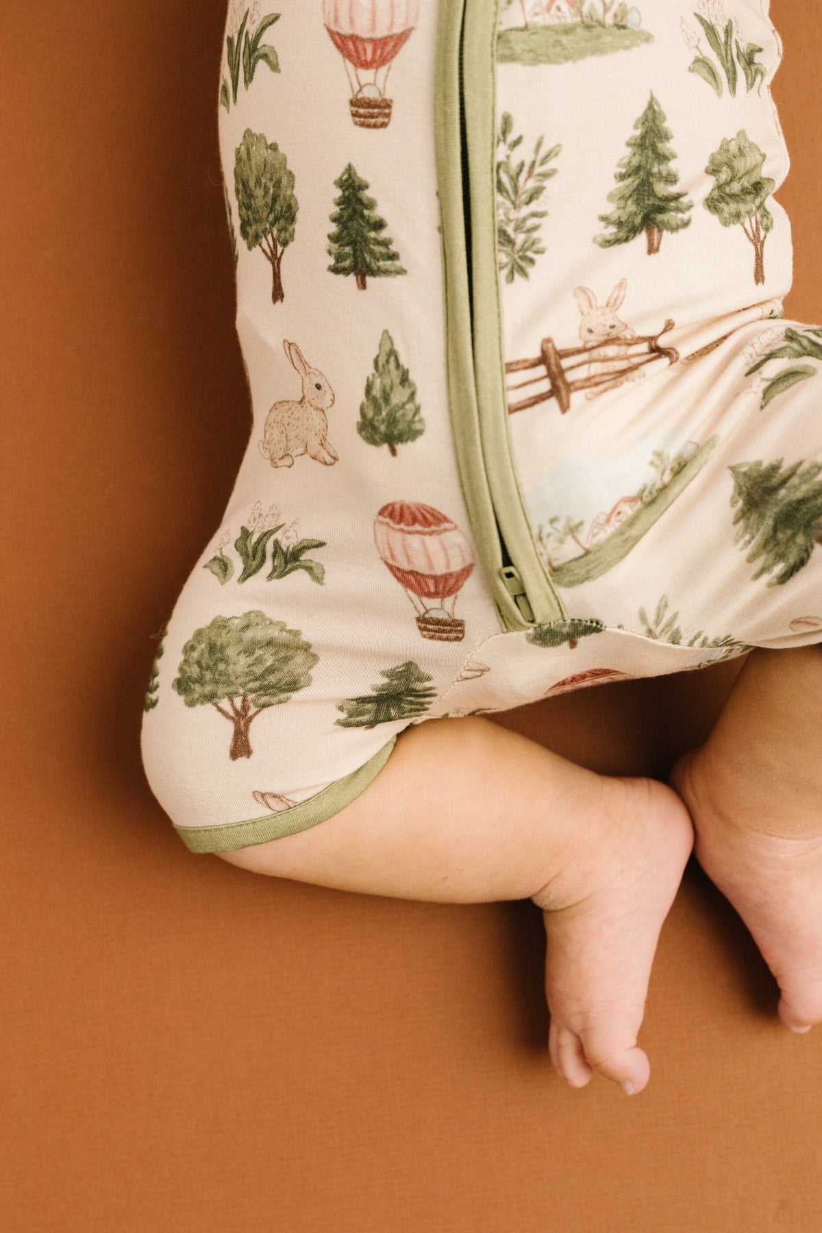 Woodland Countryside Bamboo Short Romper