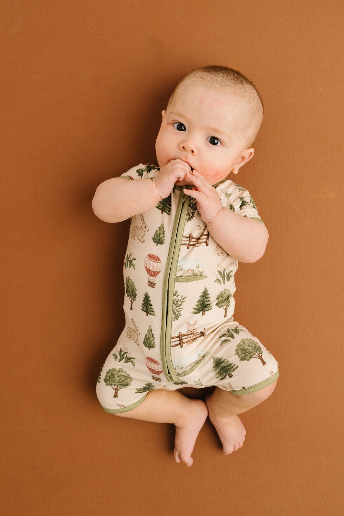 Woodland Countryside Bamboo Short Romper