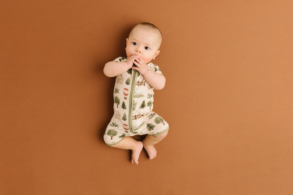 Woodland Countryside Bamboo Short Romper