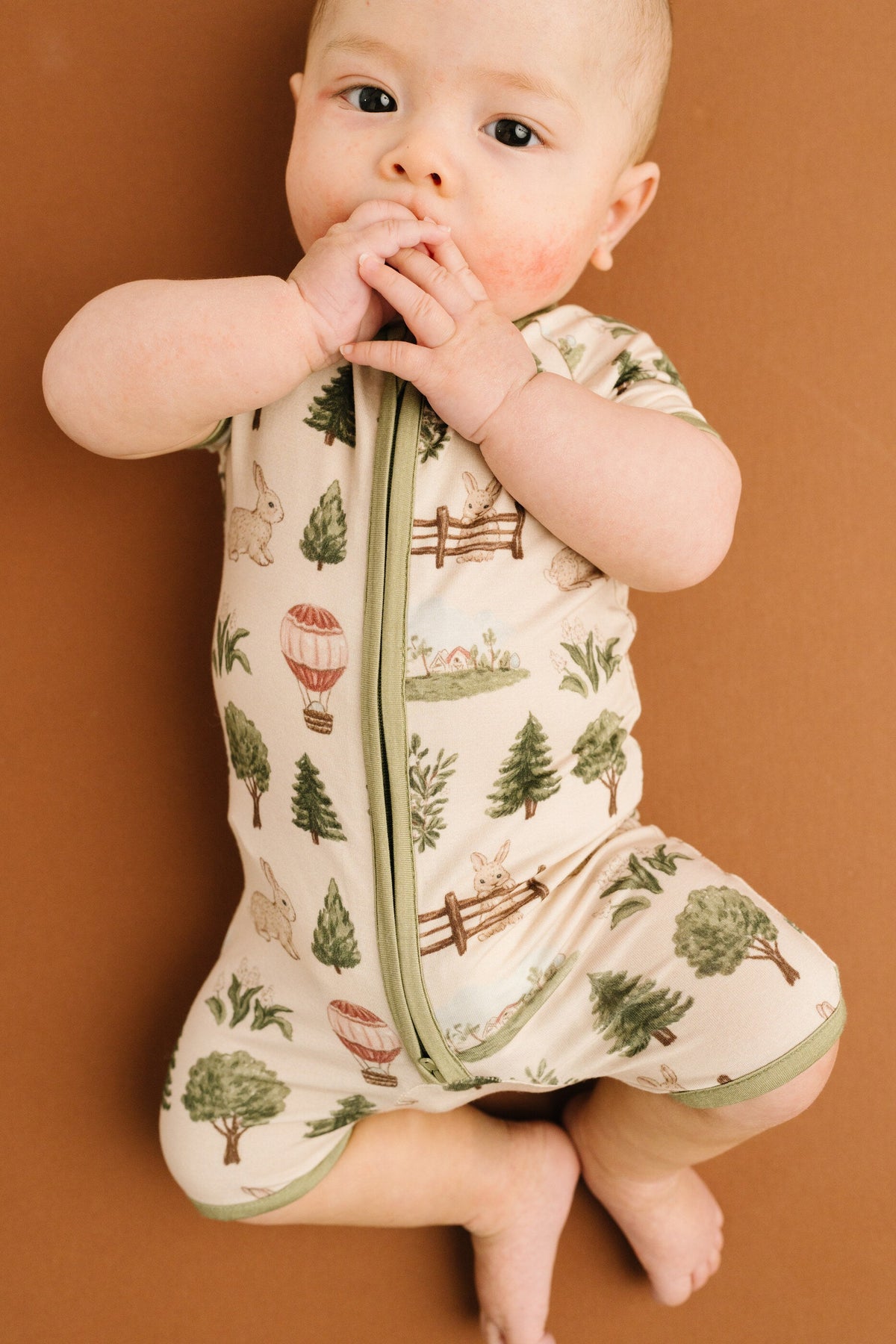 Woodland Countryside Bamboo Short Romper
