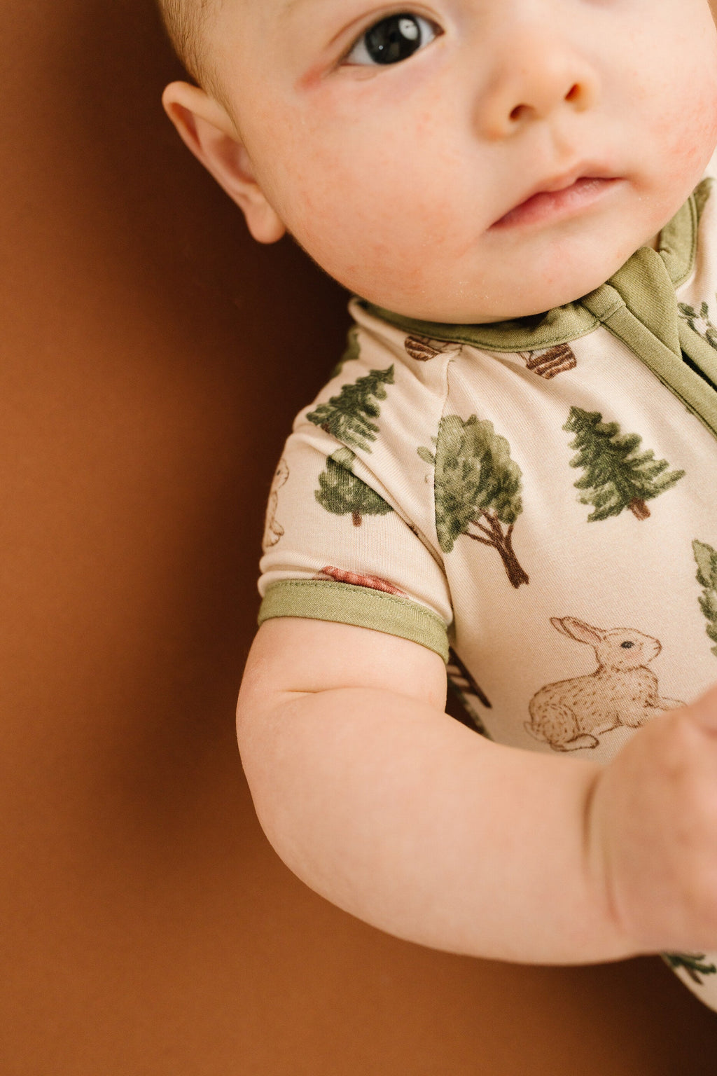 Woodland Countryside Bamboo Short Romper