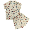 Nautical Sail Bamboo Short Button Up Set