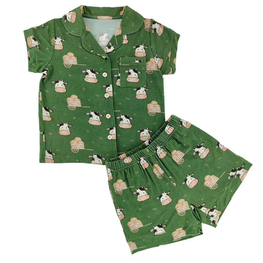 Hay Day Bamboo Short Button Up Set