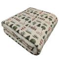 Woodland Countryside Fuzzy Bamboo Blanket